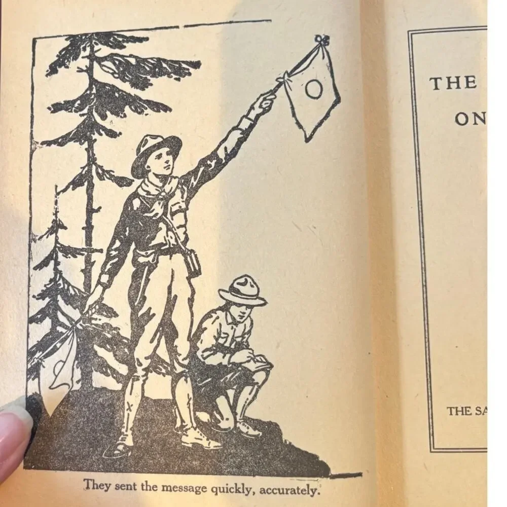 Vintage 1921 The Boy Scouts on the Trail Book, by George Durston, HC DJ